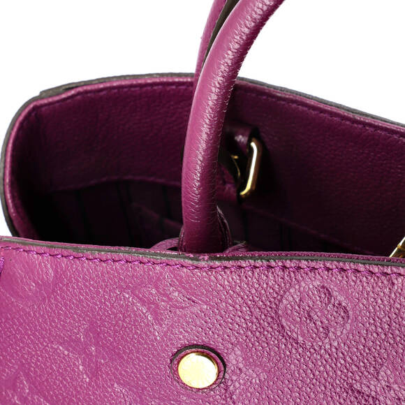 Louis Vuitton MM Montaigne Handbag Monogram Empreinte Leather - Picture 7 of 8